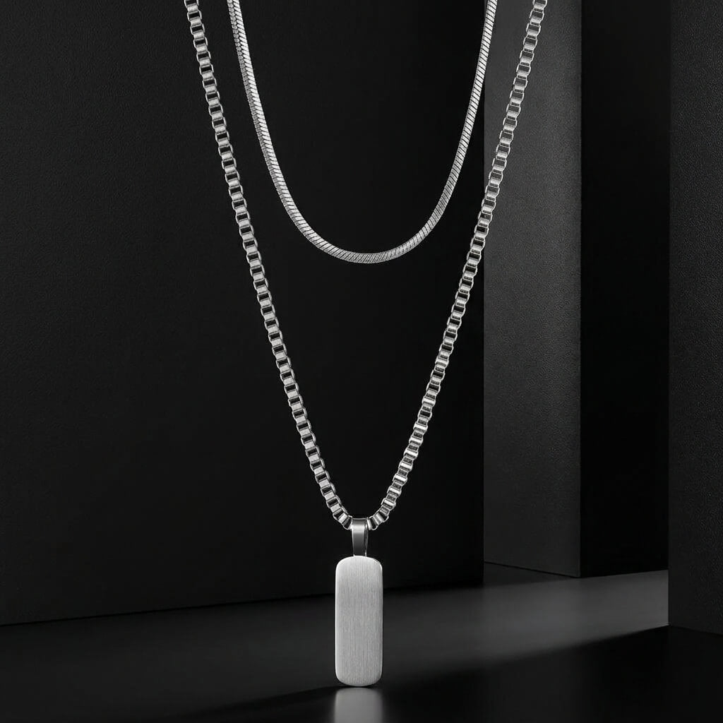 Collar Dúo - Dije Minimalista