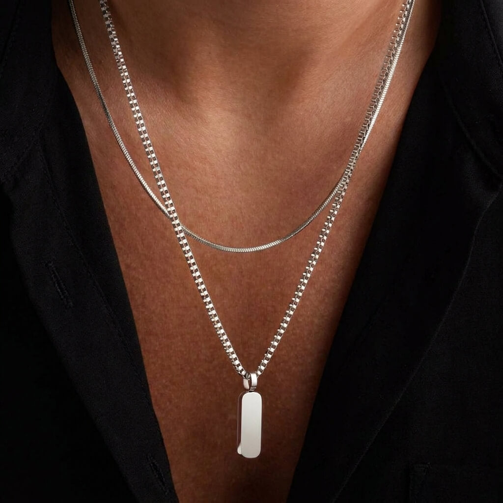 Collar Dúo - Dije Minimalista