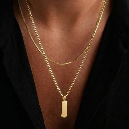 Collar Dúo - Dije Minimalista