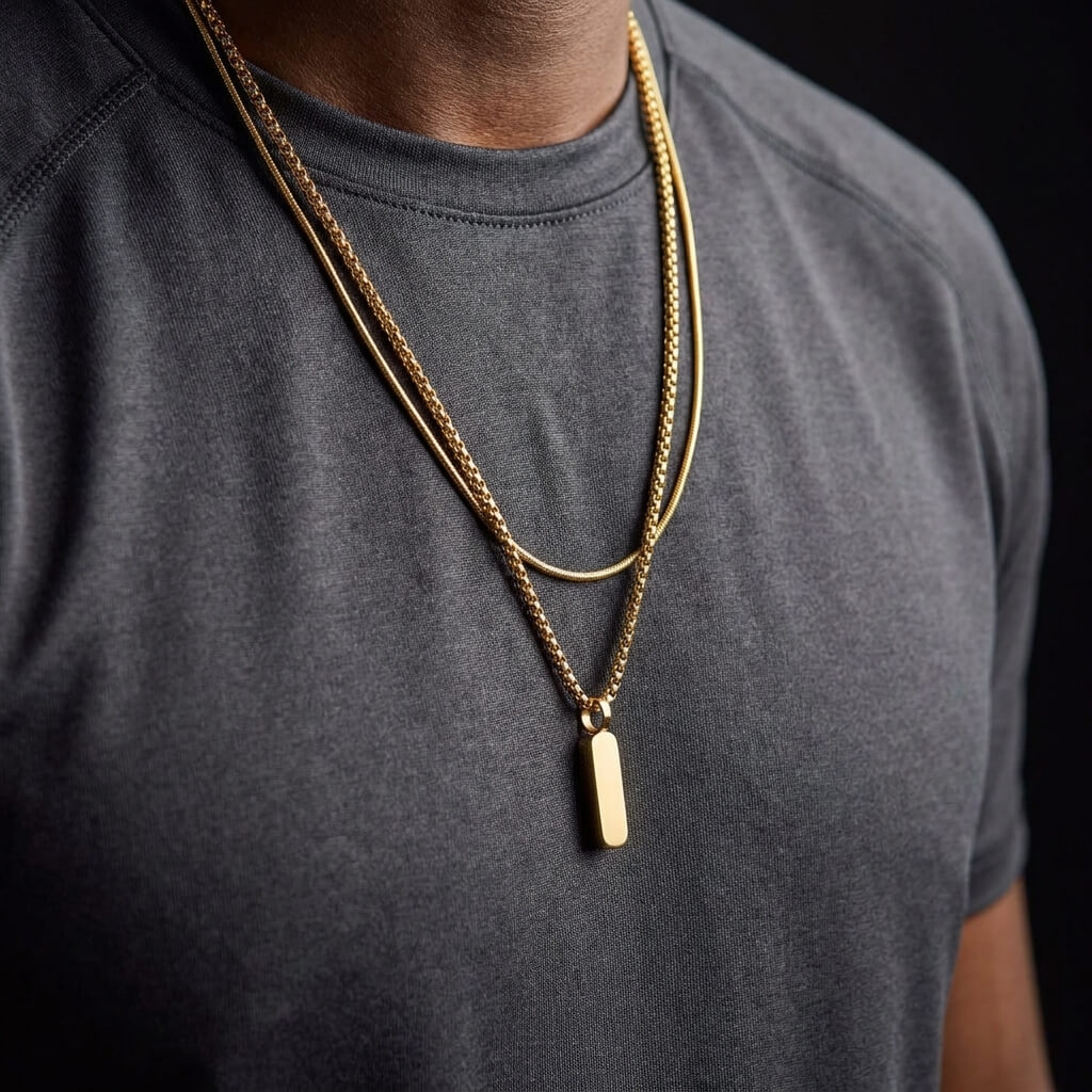 Collar Dúo - Dije Minimalista