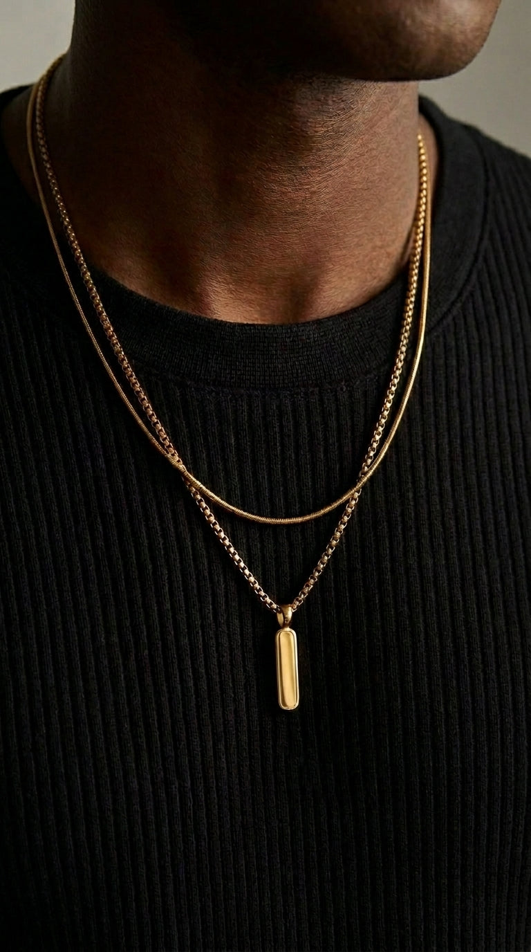 Collar Dúo - Dije Minimalista