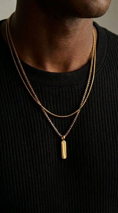 Collar Dúo - Dije Minimalista
